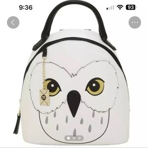 Harry Potter Hedwig Mini Backpack Owl Bioworld Bag Tote Purse EUC